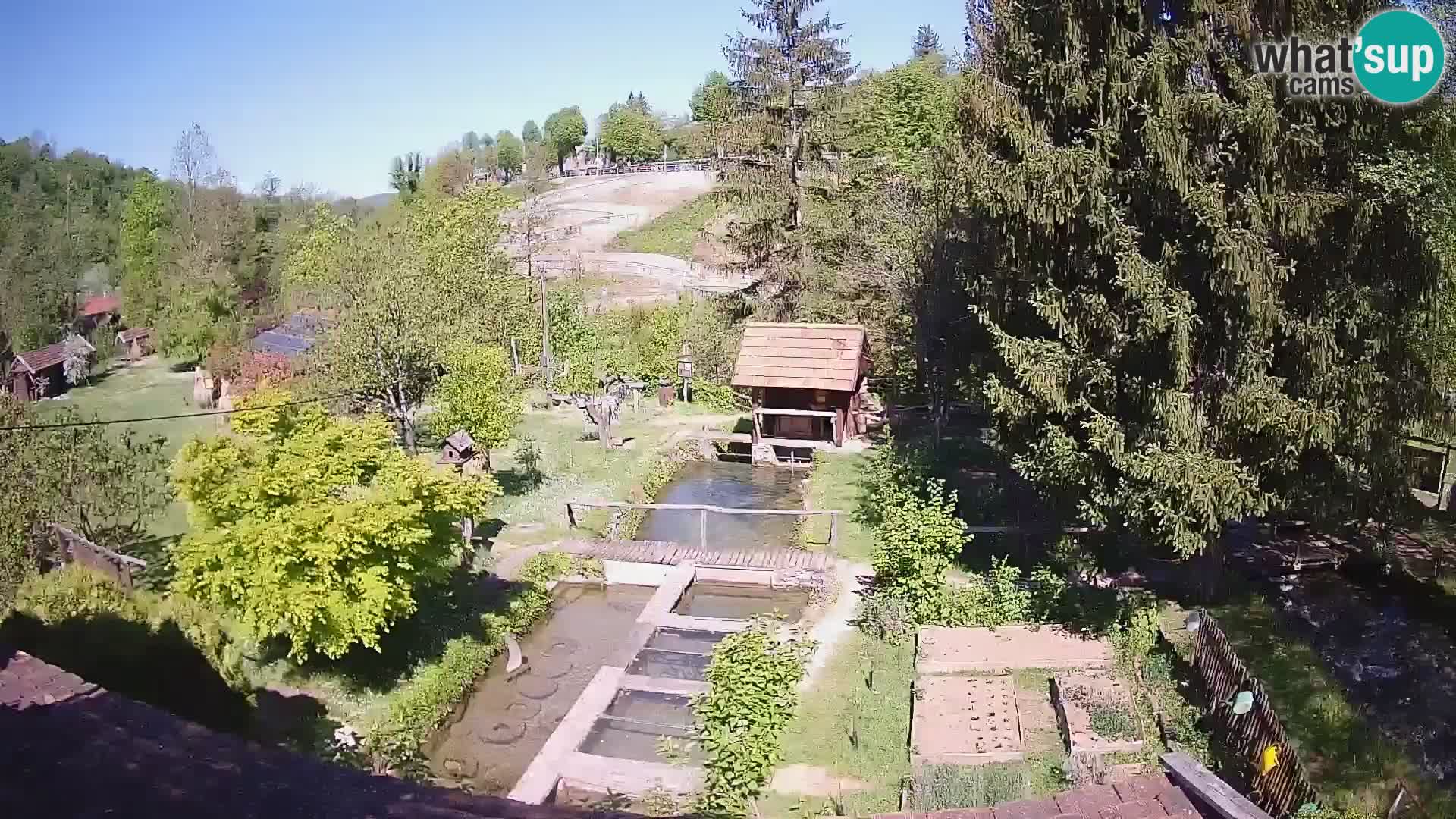 Live-Webcam Rastoke – Fluss Slunjčica – Kroatien