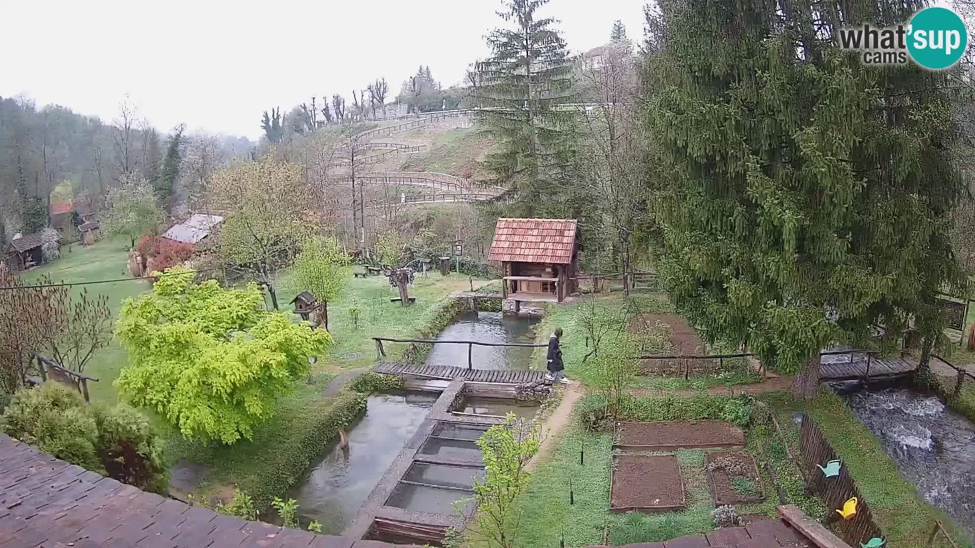 Cámara web en vivo Rastoke – río Slunjčica – Croacia