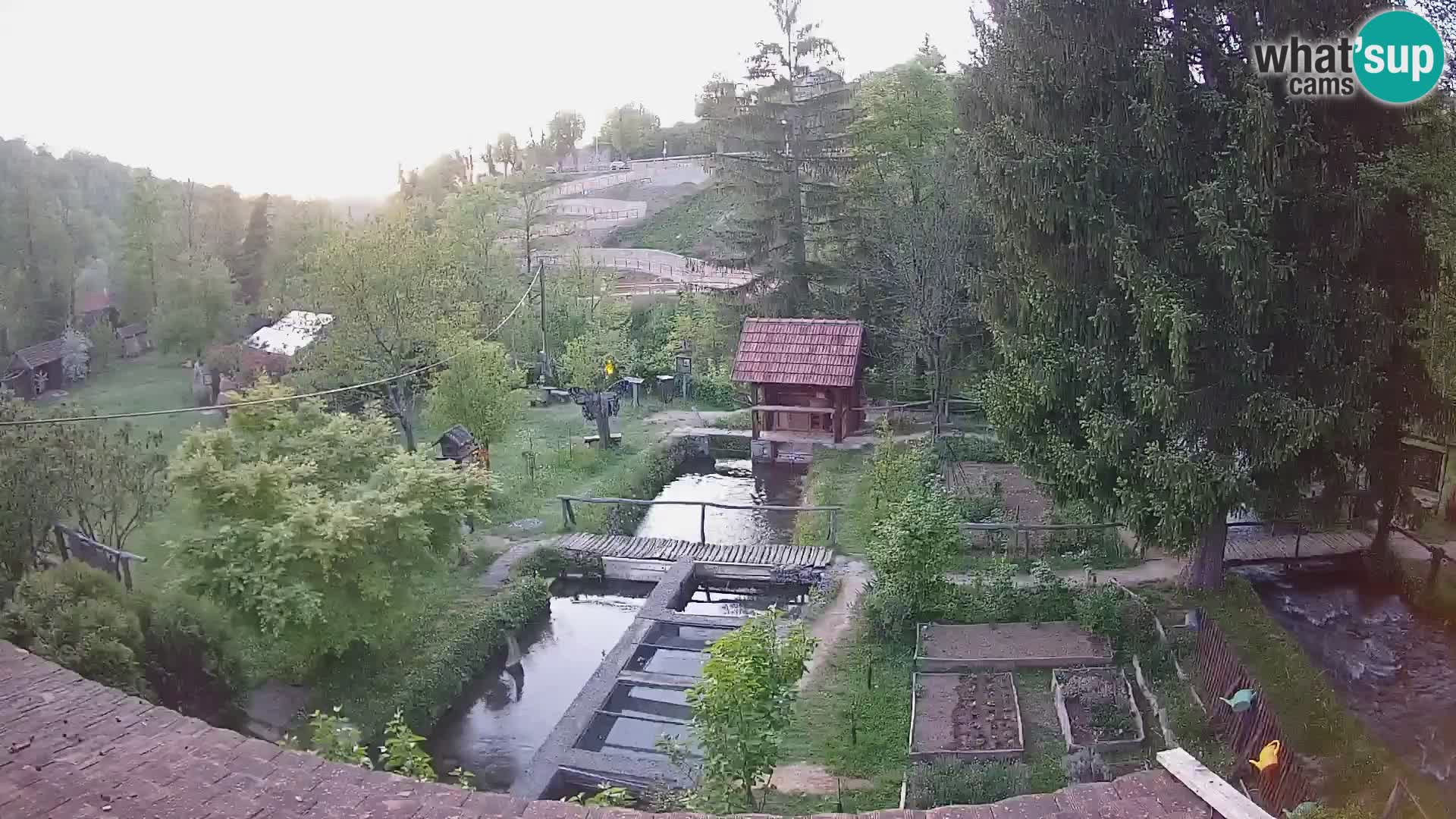 Live webcam Rastoke – fiume Slunjčica – Croazia