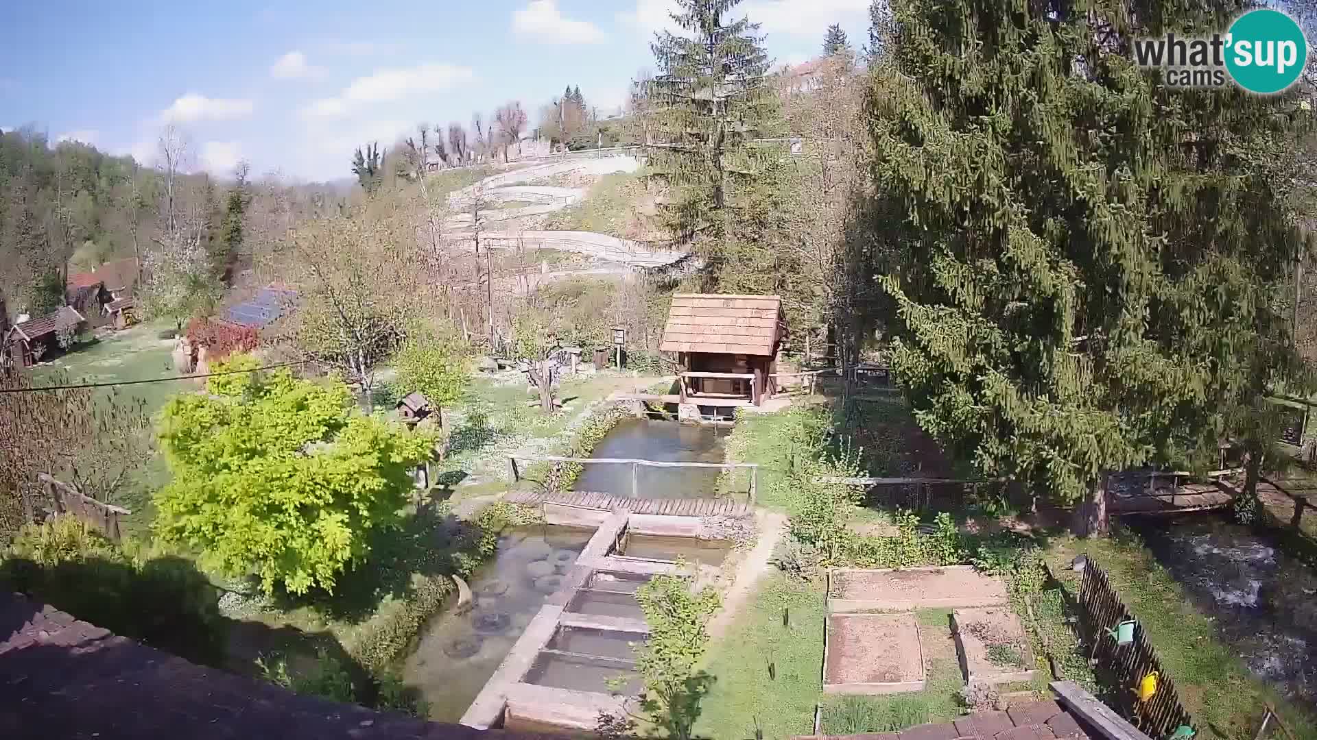 Live webcam Rastoke – fiume Slunjčica – Croazia