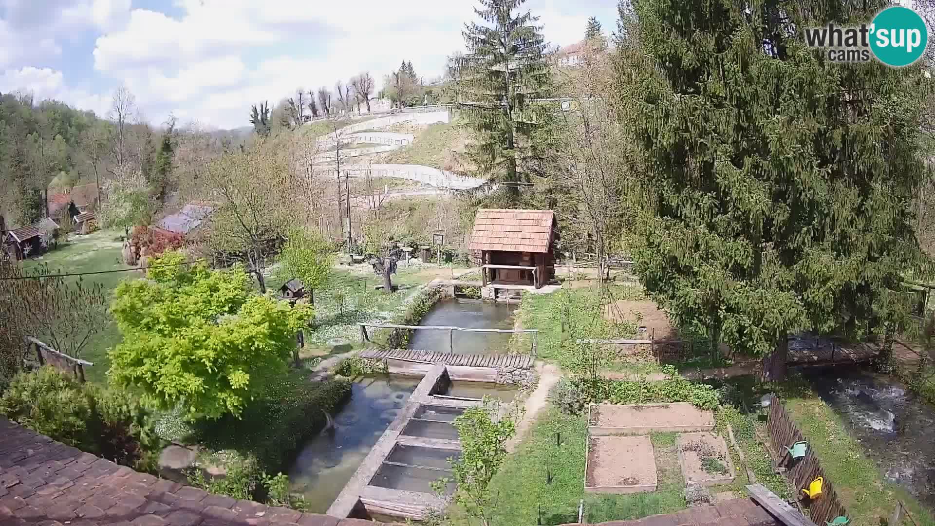 Webcam en direct Rastoke – rivière Slunjčica – Croatie