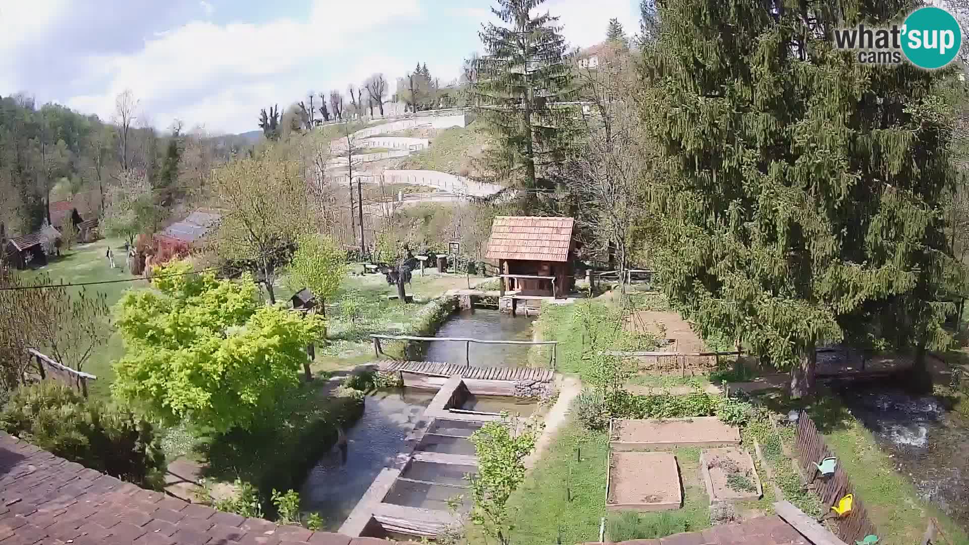 Webcam en direct Rastoke – rivière Slunjčica – Croatie