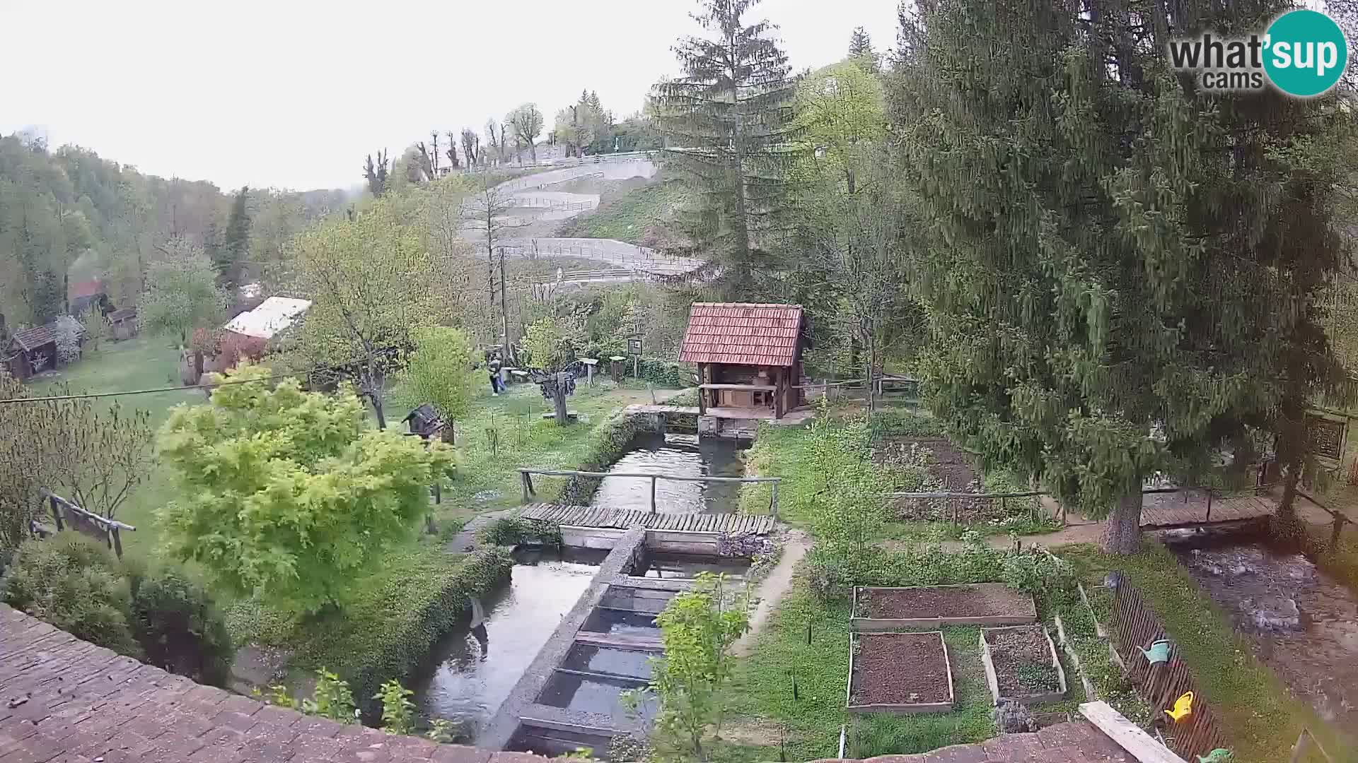 Web kamera uživo Rastoke – rijeka Slunjčica – Hrvatska