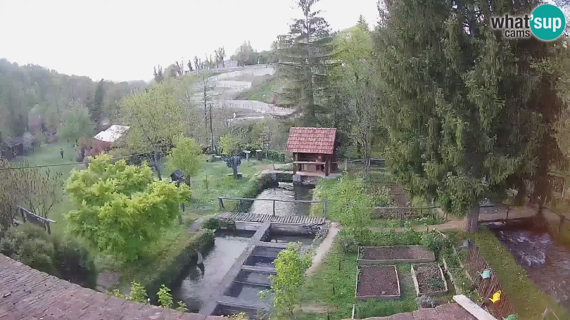 Web kamera uživo Rastoke – rijeka Slunjčica – Hrvatska