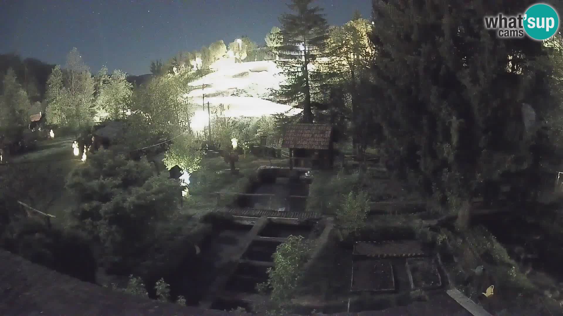 Live webcam Rastoke – river Slunjčica – Croatia