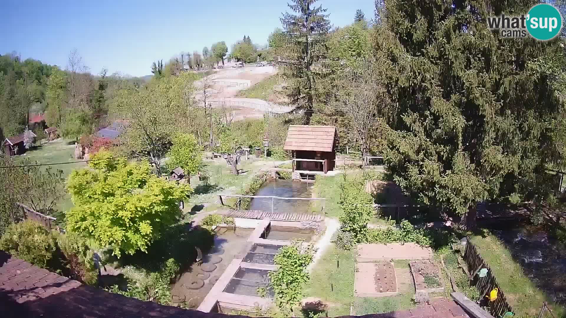 Live webcam Rastoke – fiume Slunjčica – Croazia