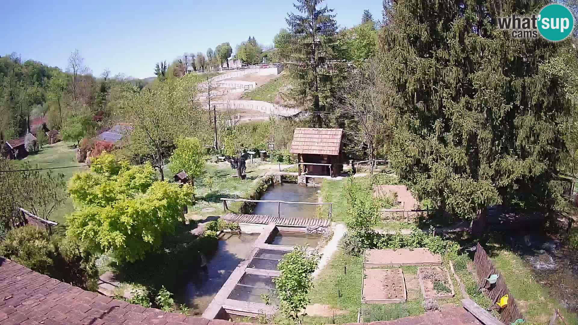 Live-Webcam Rastoke – Fluss Slunjčica – Kroatien