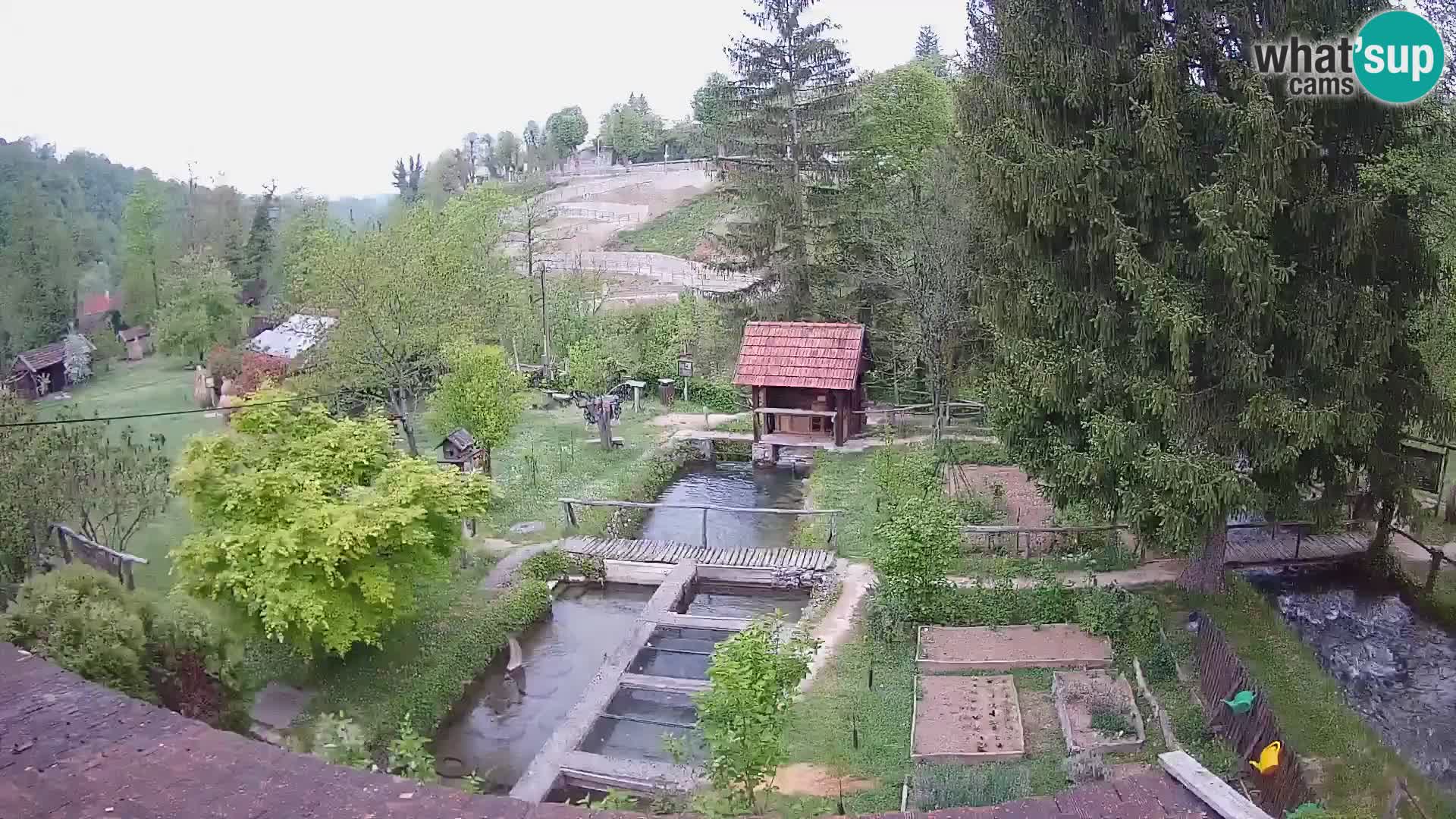 Web kamera uživo Rastoke – rijeka Slunjčica – Hrvatska