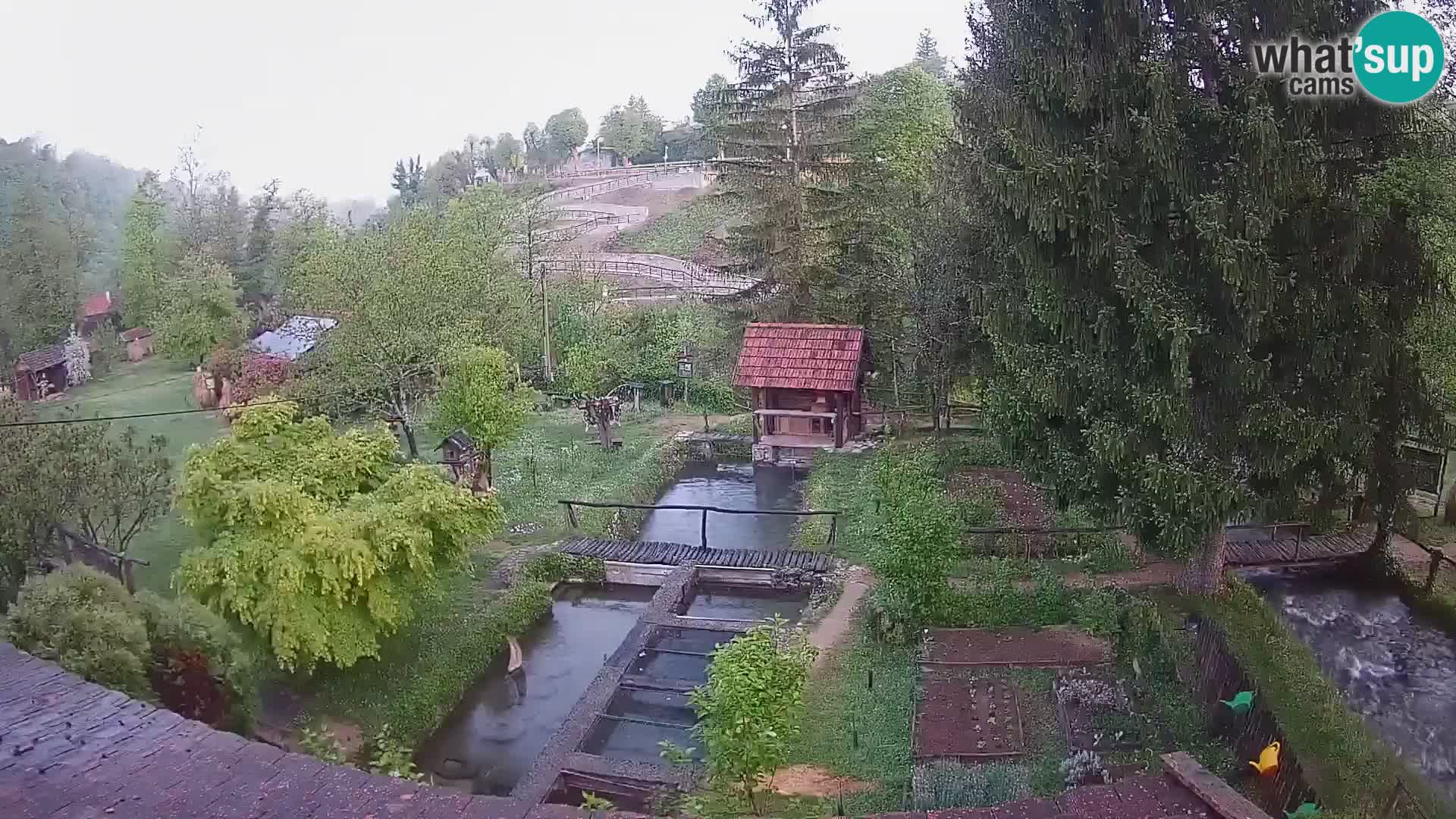 Webcam en direct Rastoke – rivière Slunjčica – Croatie