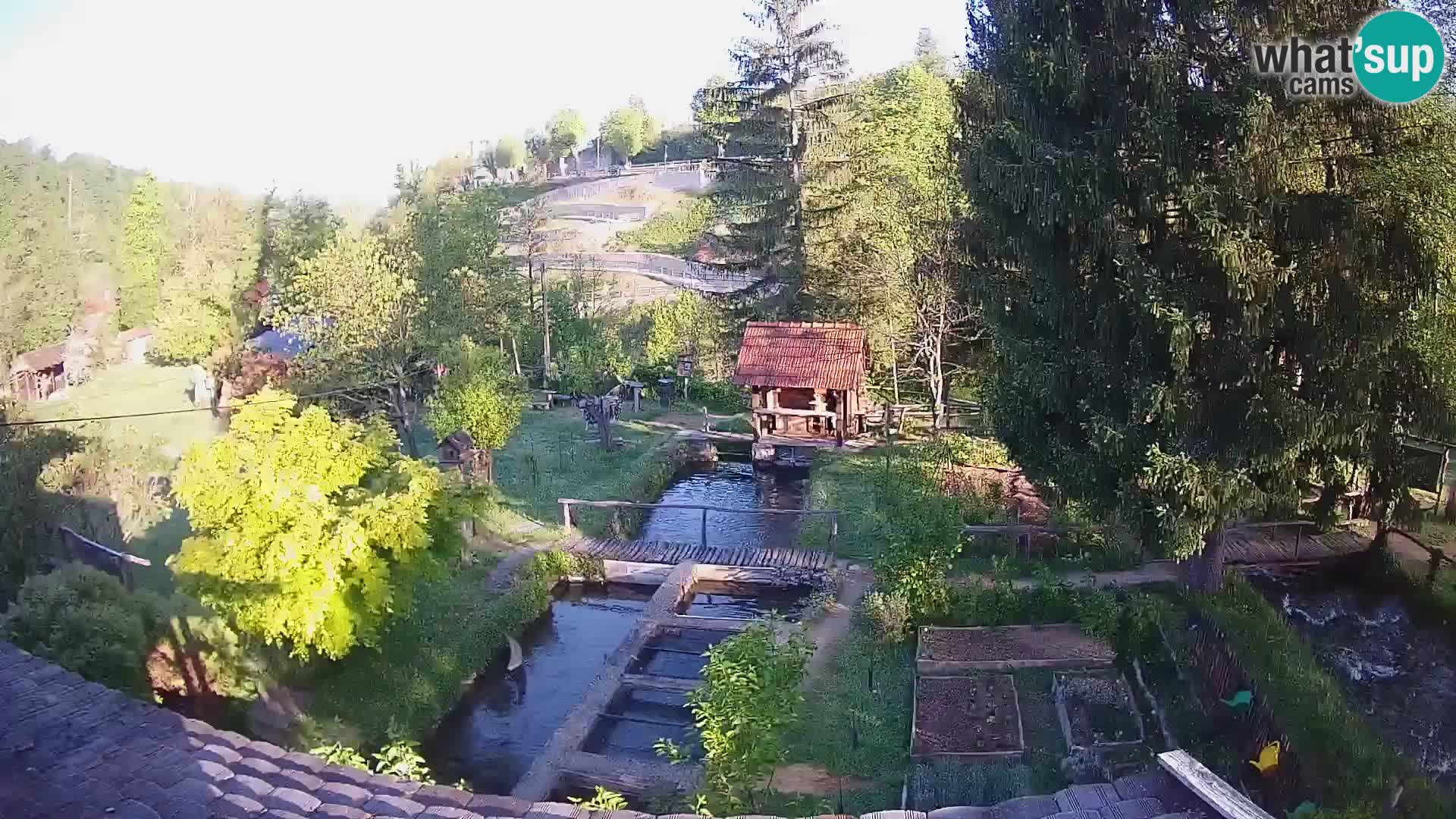 Webcam en direct Rastoke – rivière Slunjčica – Croatie