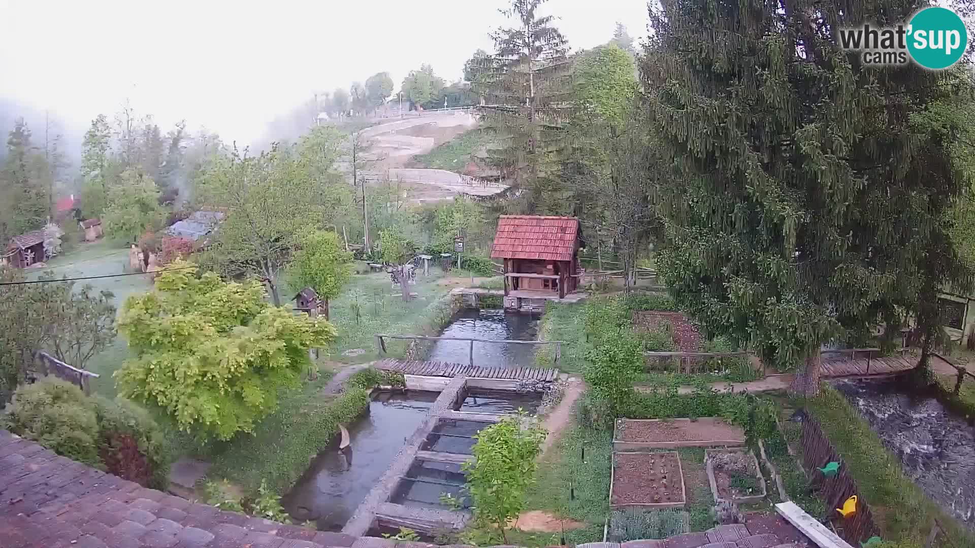 Live webcam Rastoke – fiume Slunjčica – Croazia