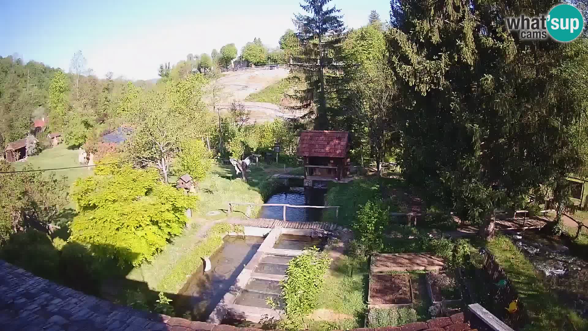 Cámara web en vivo Rastoke – río Slunjčica – Croacia