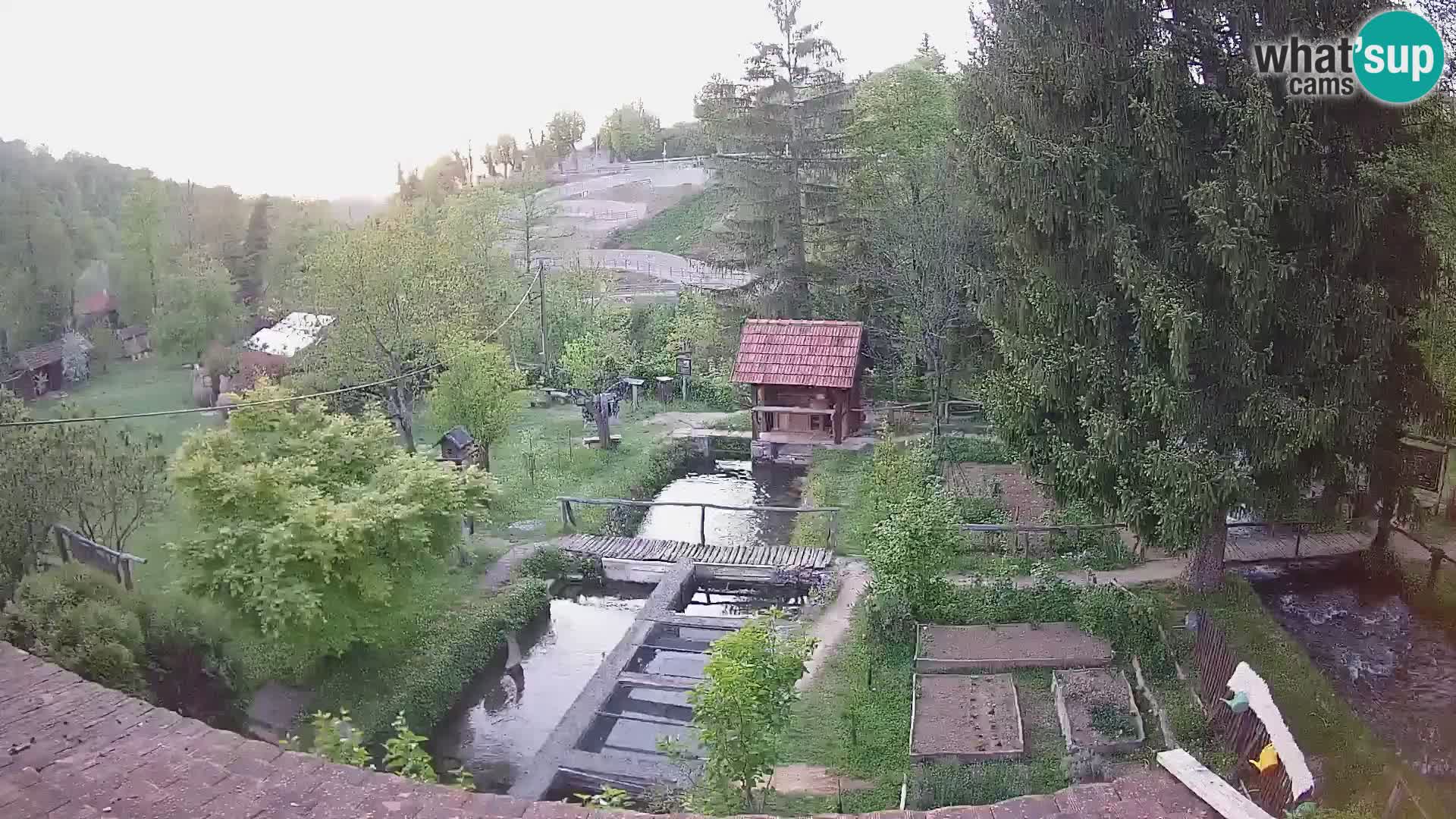 Webcam en direct Rastoke – rivière Slunjčica – Croatie