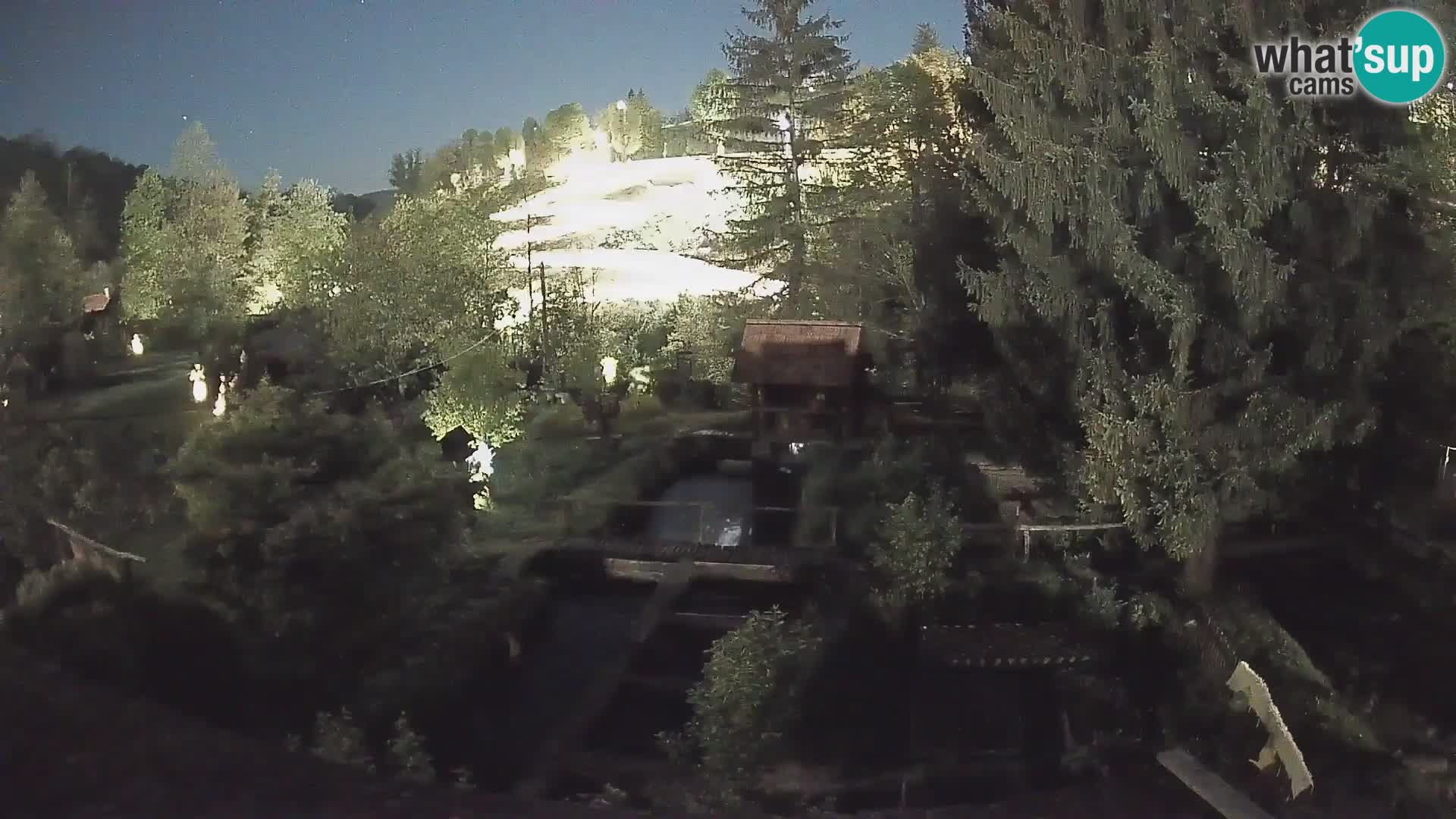 Spletna kamera v živo Rastoke – reka Slunjčica – Hrvaška