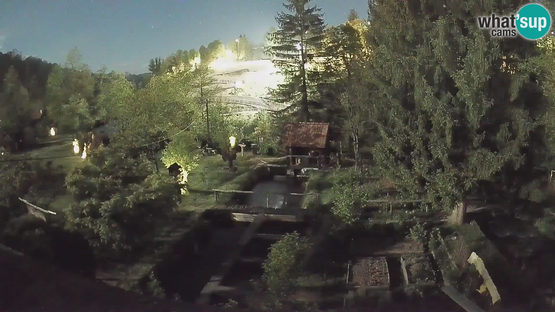 Live webcam Rastoke – river Slunjčica – Croatia