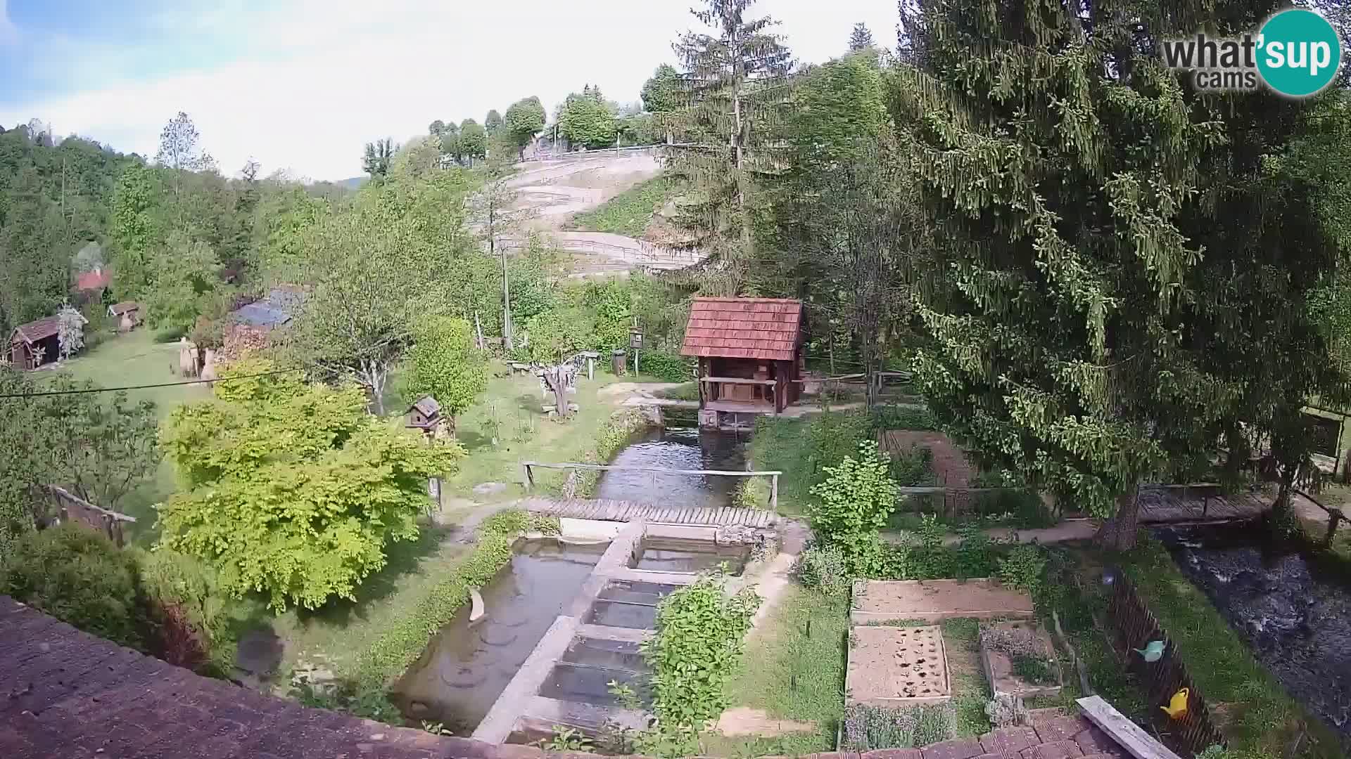 Live webcam Rastoke – fiume Slunjčica – Croazia