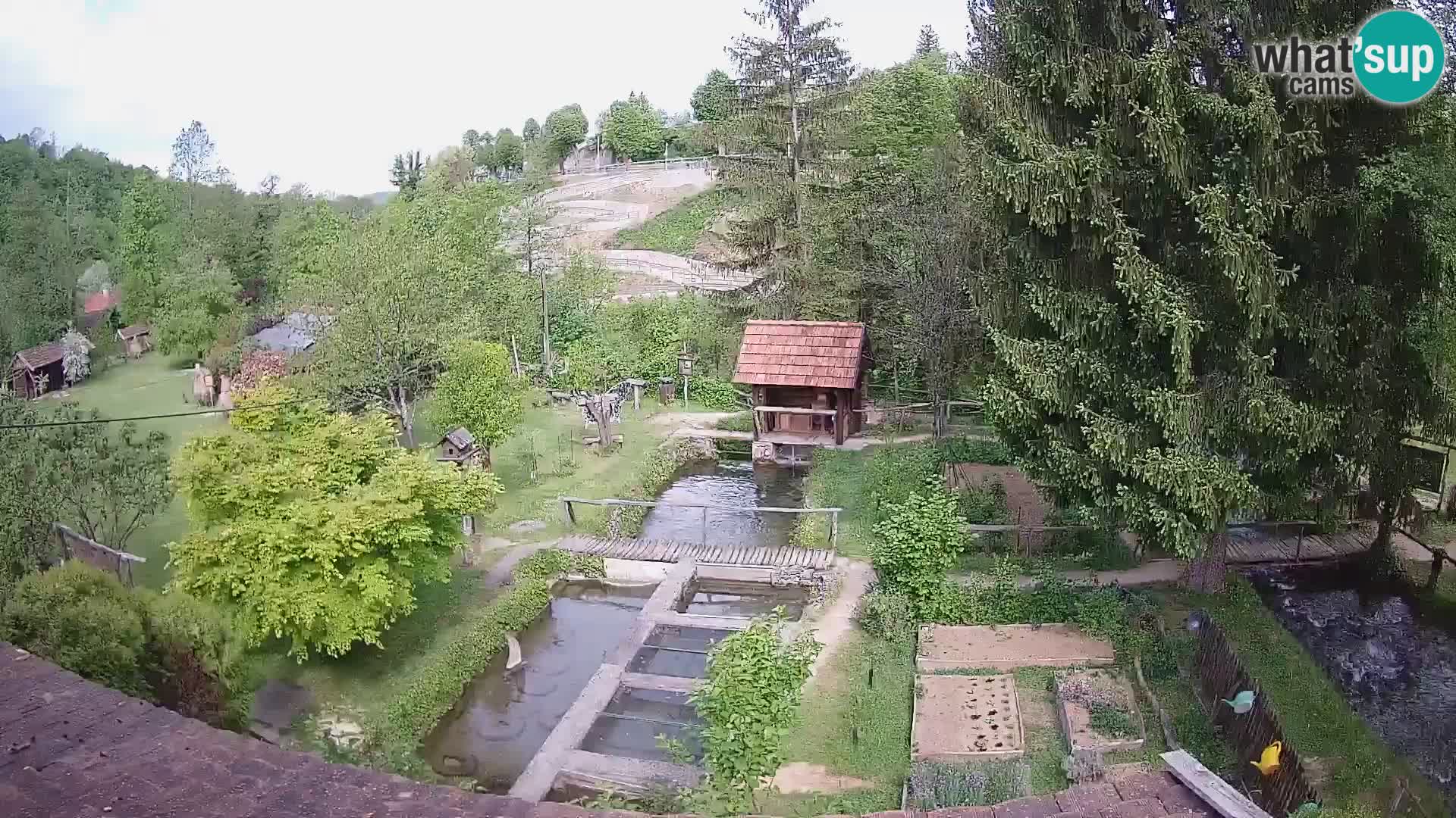 Webcam en direct Rastoke – rivière Slunjčica – Croatie