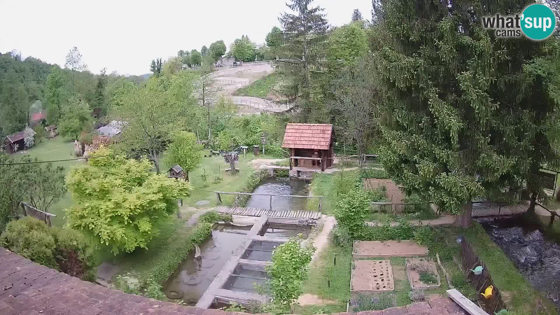 Webcam en direct Rastoke – rivière Slunjčica – Croatie