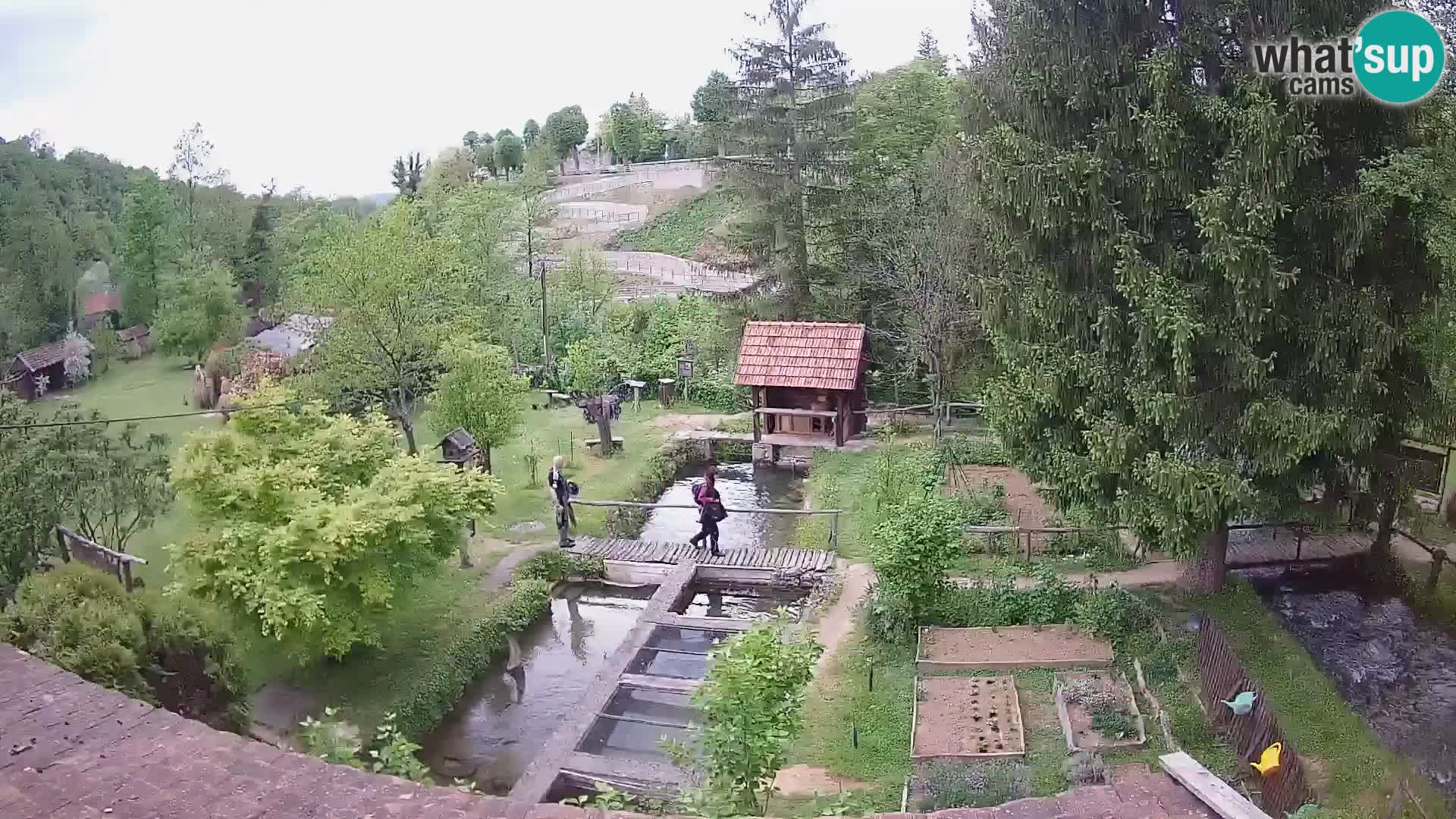 Live webcam Rastoke – river Slunjčica – Croatia