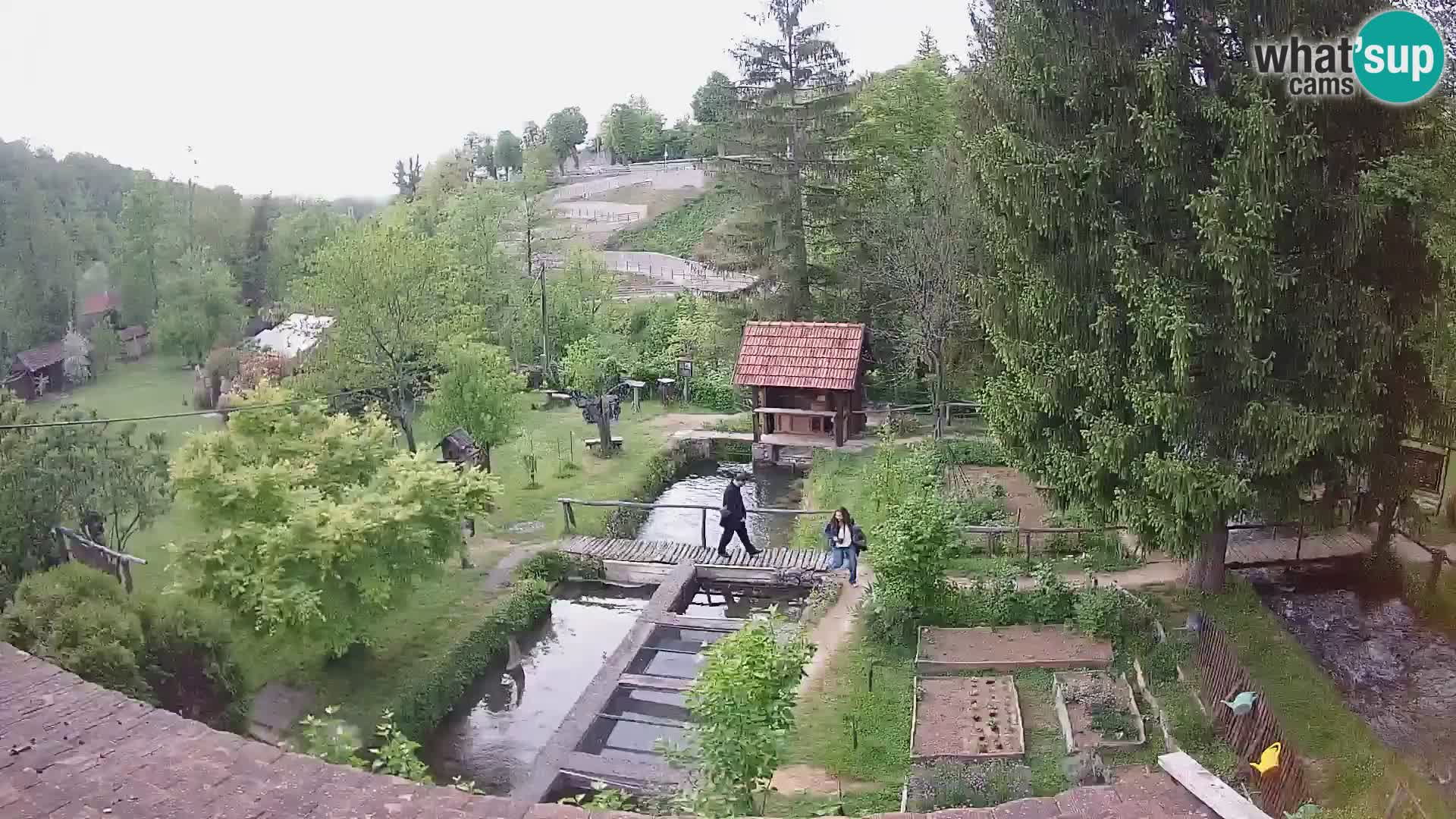 Cámara web en vivo Rastoke – río Slunjčica – Croacia