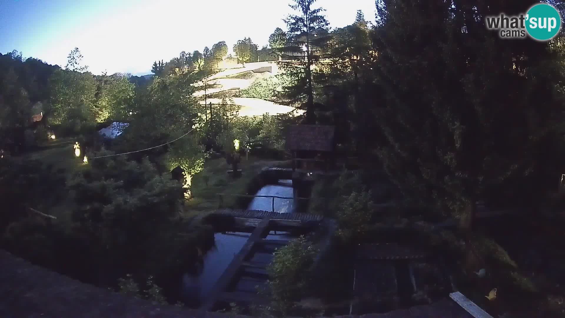 Live webcam Rastoke – fiume Slunjčica – Croazia