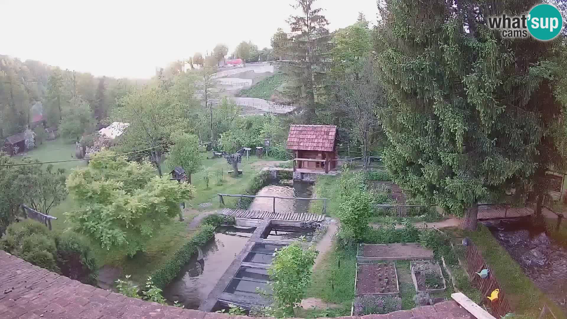 Live webcam Rastoke – river Slunjčica – Croatia