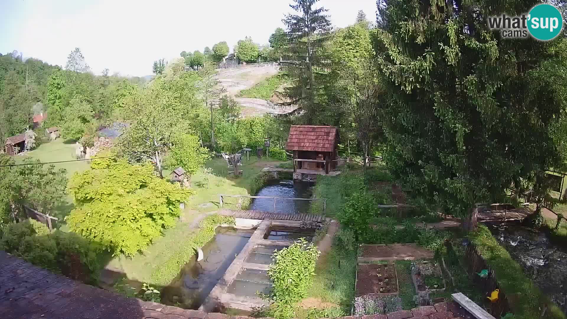 Live webcam Rastoke – river Slunjčica – Croatia