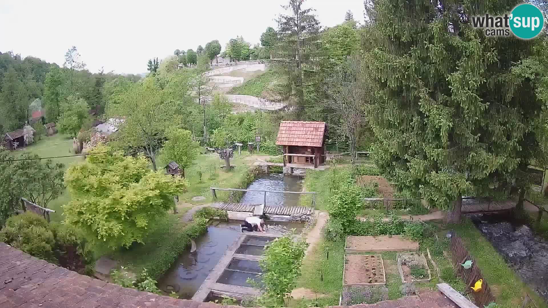 Web kamera uživo Rastoke – rijeka Slunjčica – Hrvatska