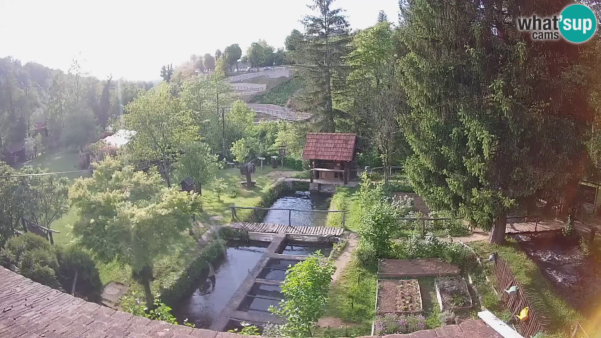 Cámara web en vivo Rastoke – río Slunjčica – Croacia