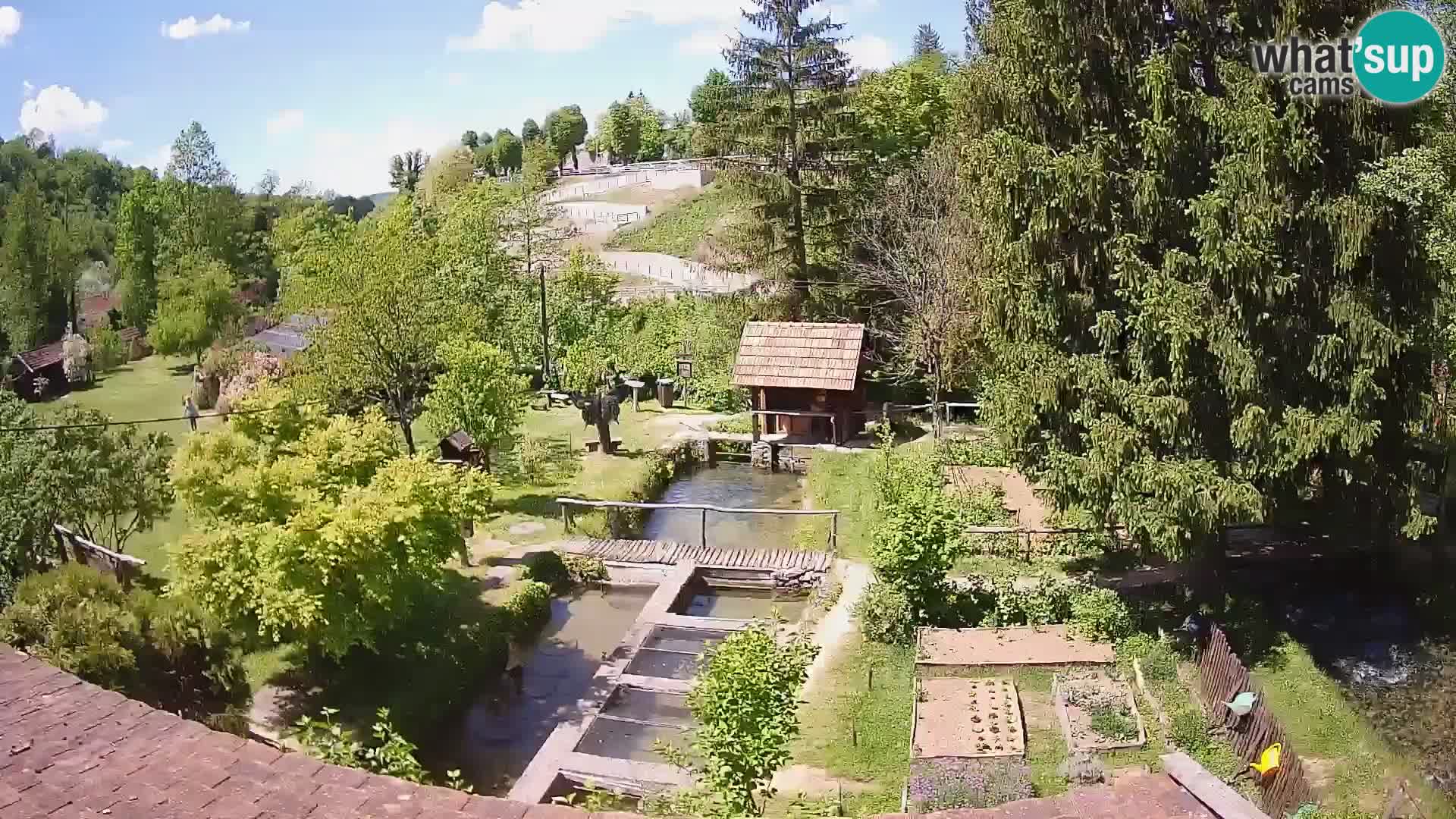 Webcam en direct Rastoke – rivière Slunjčica – Croatie