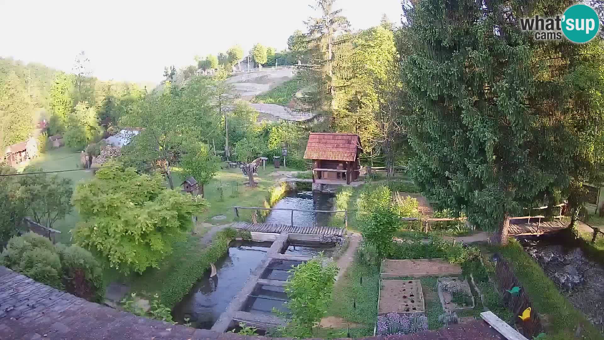 Live webcam Rastoke – fiume Slunjčica – Croazia