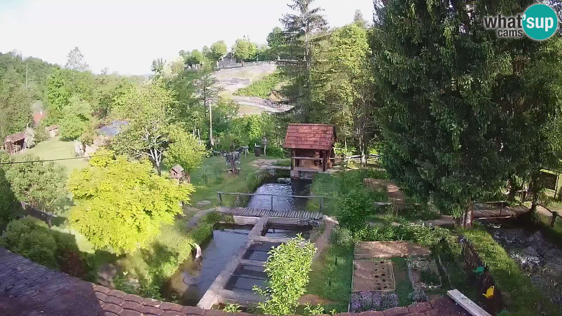 Web kamera uživo Rastoke – rijeka Slunjčica – Hrvatska