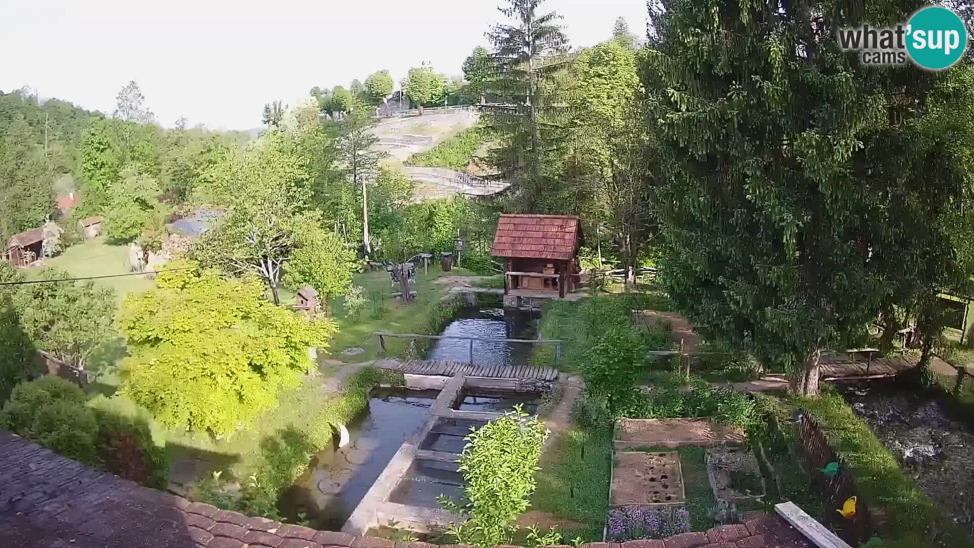 Webcam en direct Rastoke – rivière Slunjčica – Croatie
