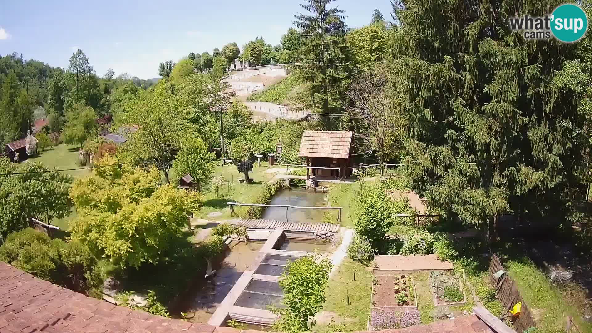 Cámara web en vivo Rastoke – río Slunjčica – Croacia