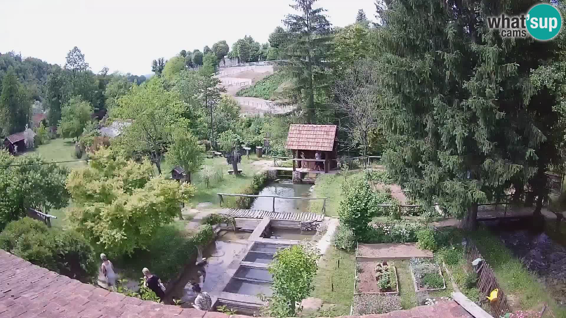 Web kamera uživo Rastoke – rijeka Slunjčica – Hrvatska