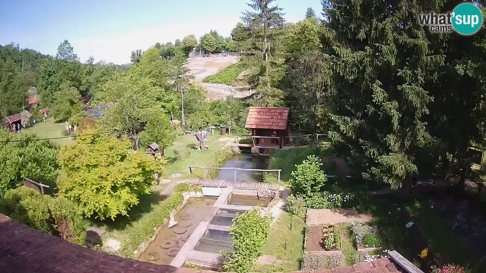 Cámara web en vivo Rastoke – río Slunjčica – Croacia