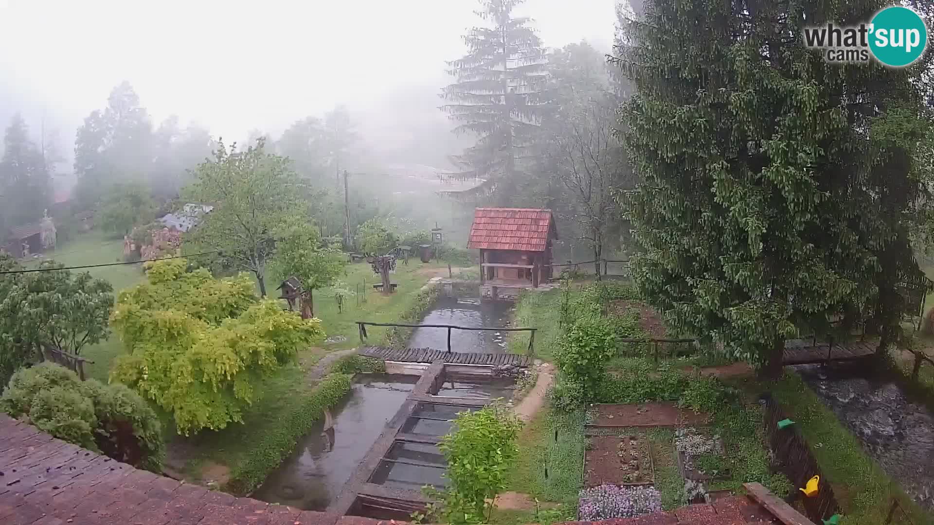 Live webcam Rastoke – fiume Slunjčica – Croazia
