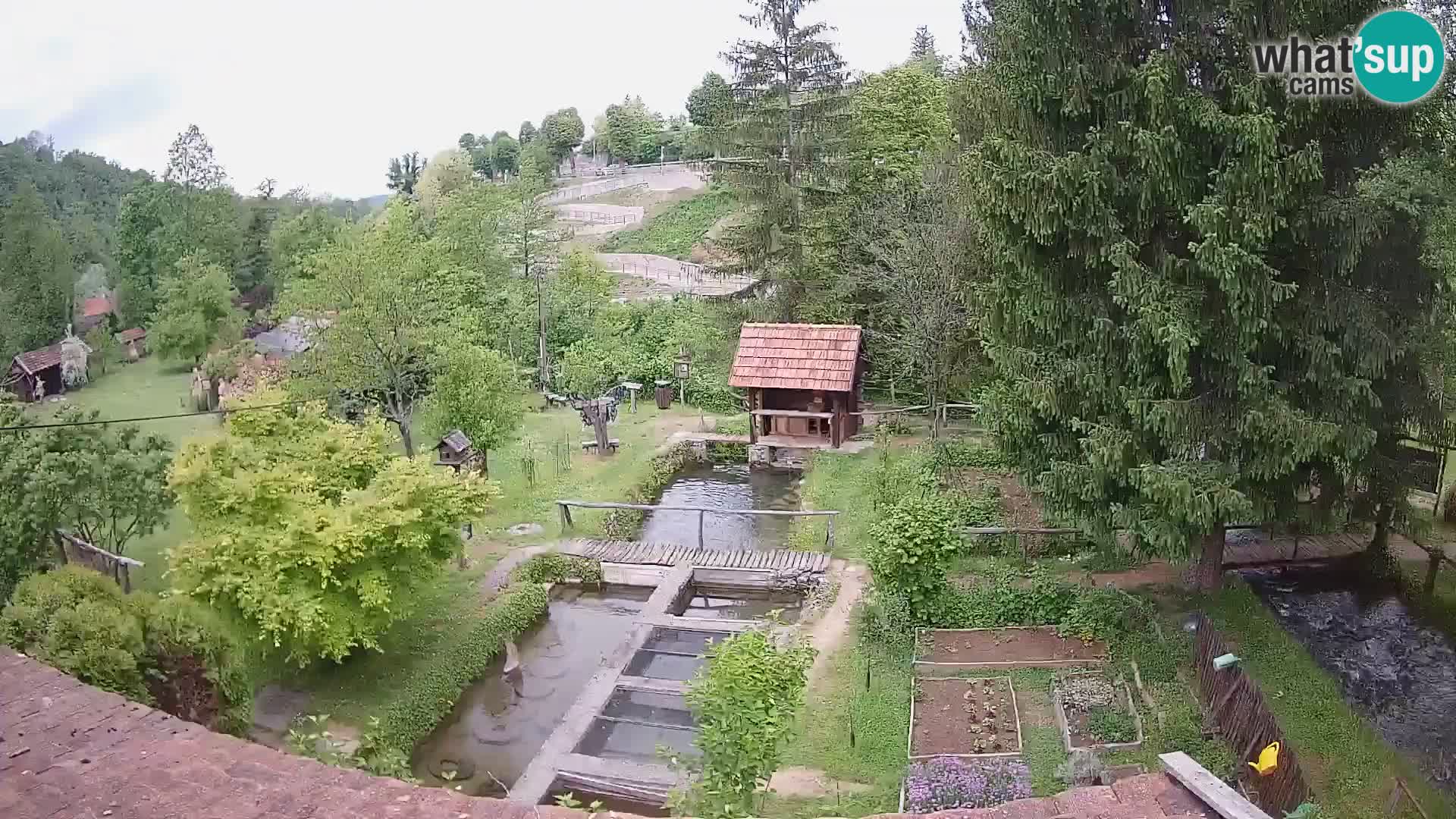 Live webcam Rastoke – fiume Slunjčica – Croazia