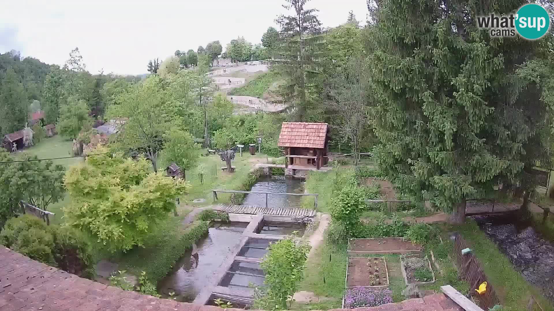 Web kamera uživo Rastoke – rijeka Slunjčica – Hrvatska