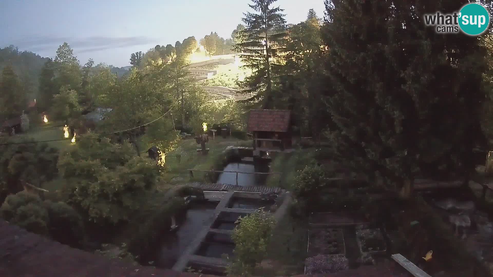 Webcam en direct Rastoke – rivière Slunjčica – Croatie