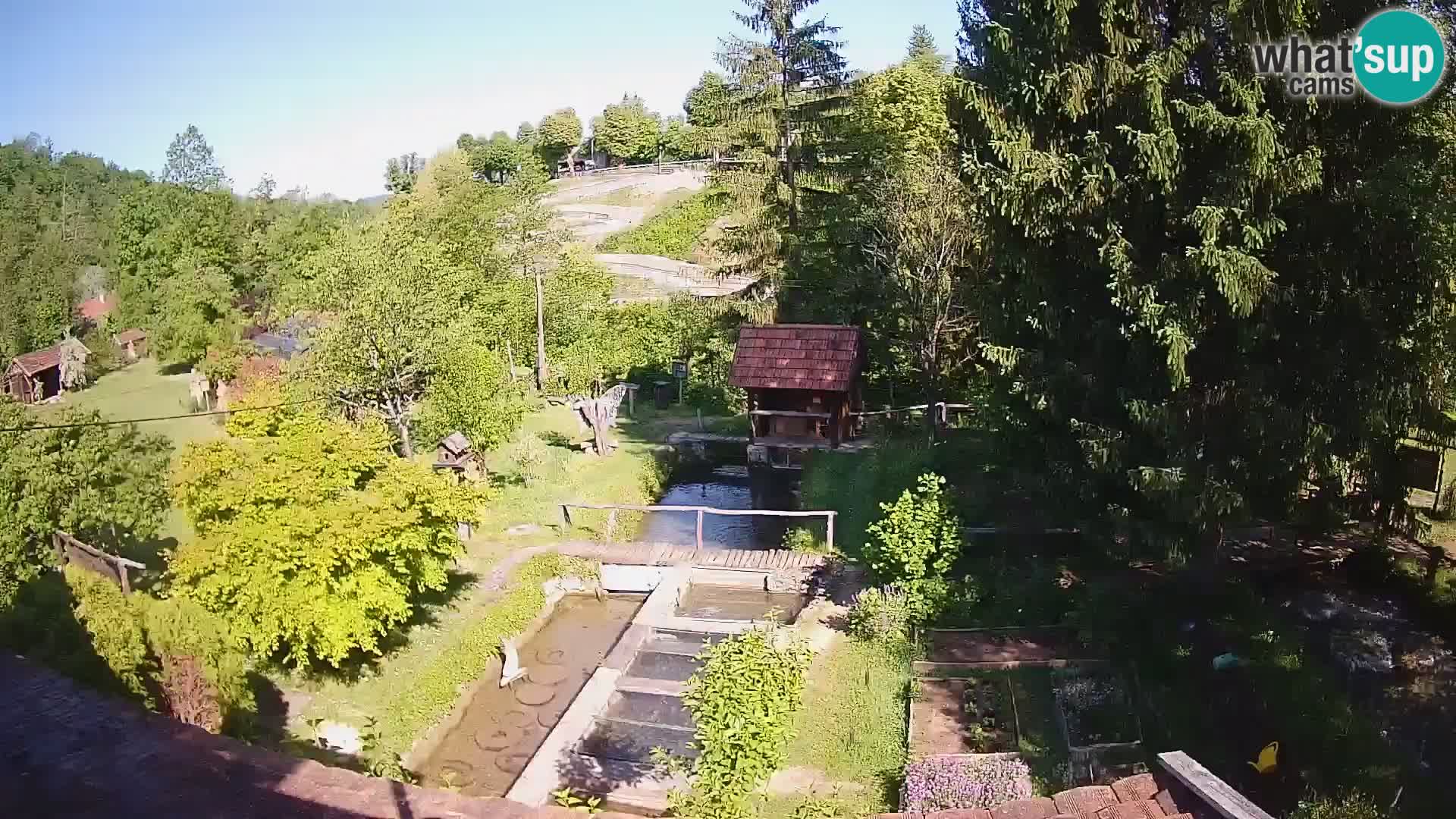 Live-Webcam Rastoke – Fluss Slunjčica – Kroatien