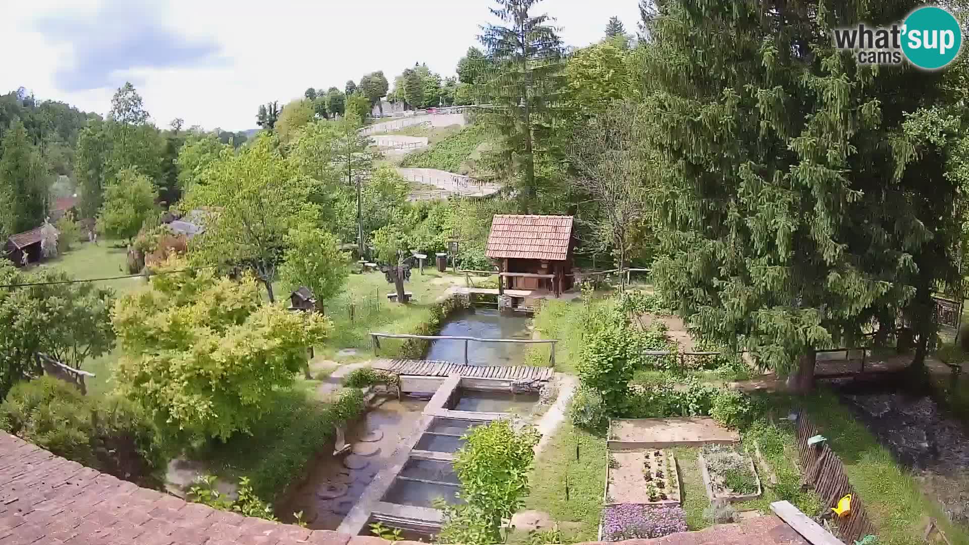 Live webcam Rastoke – fiume Slunjčica – Croazia