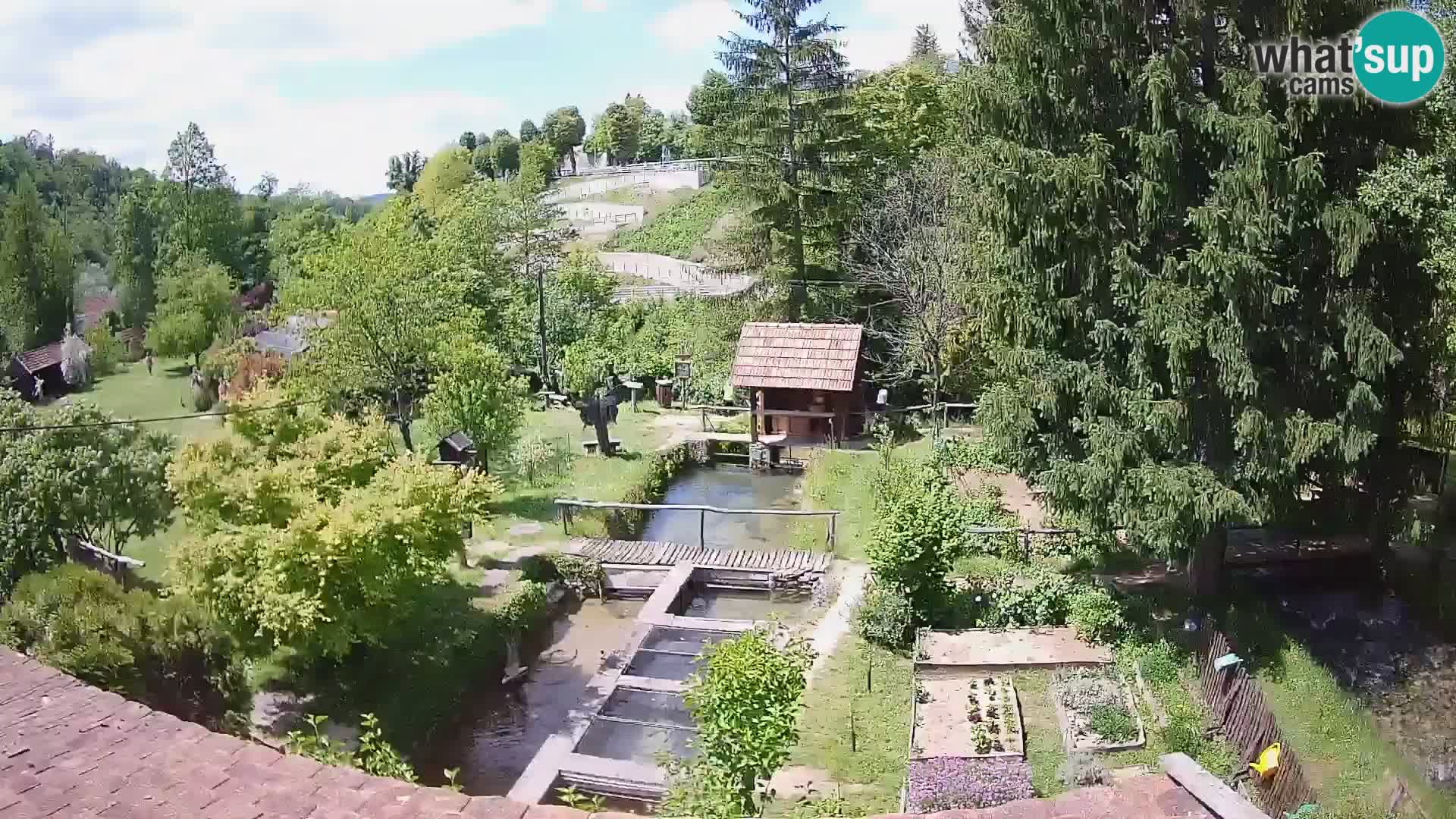 Web kamera uživo Rastoke – rijeka Slunjčica – Hrvatska