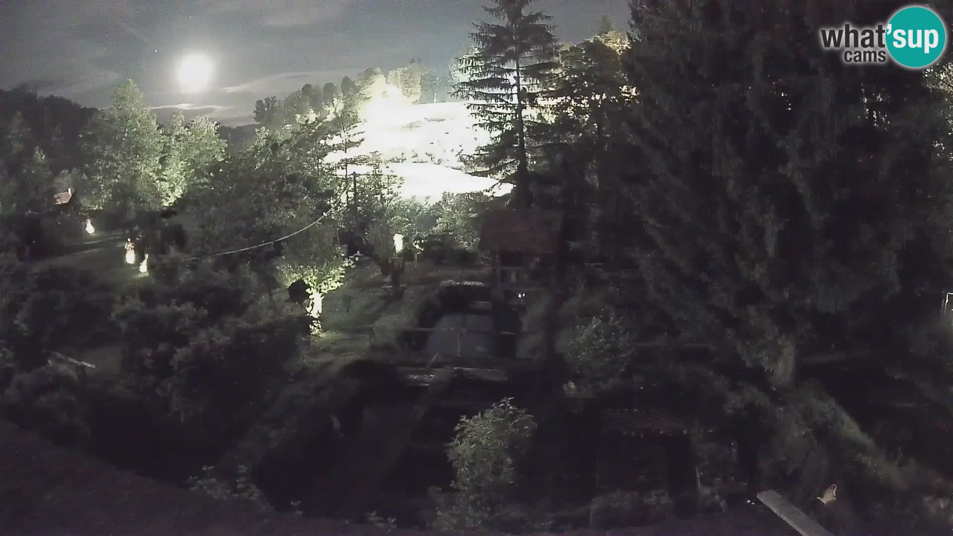 Spletna kamera v živo Rastoke – reka Slunjčica – Hrvaška