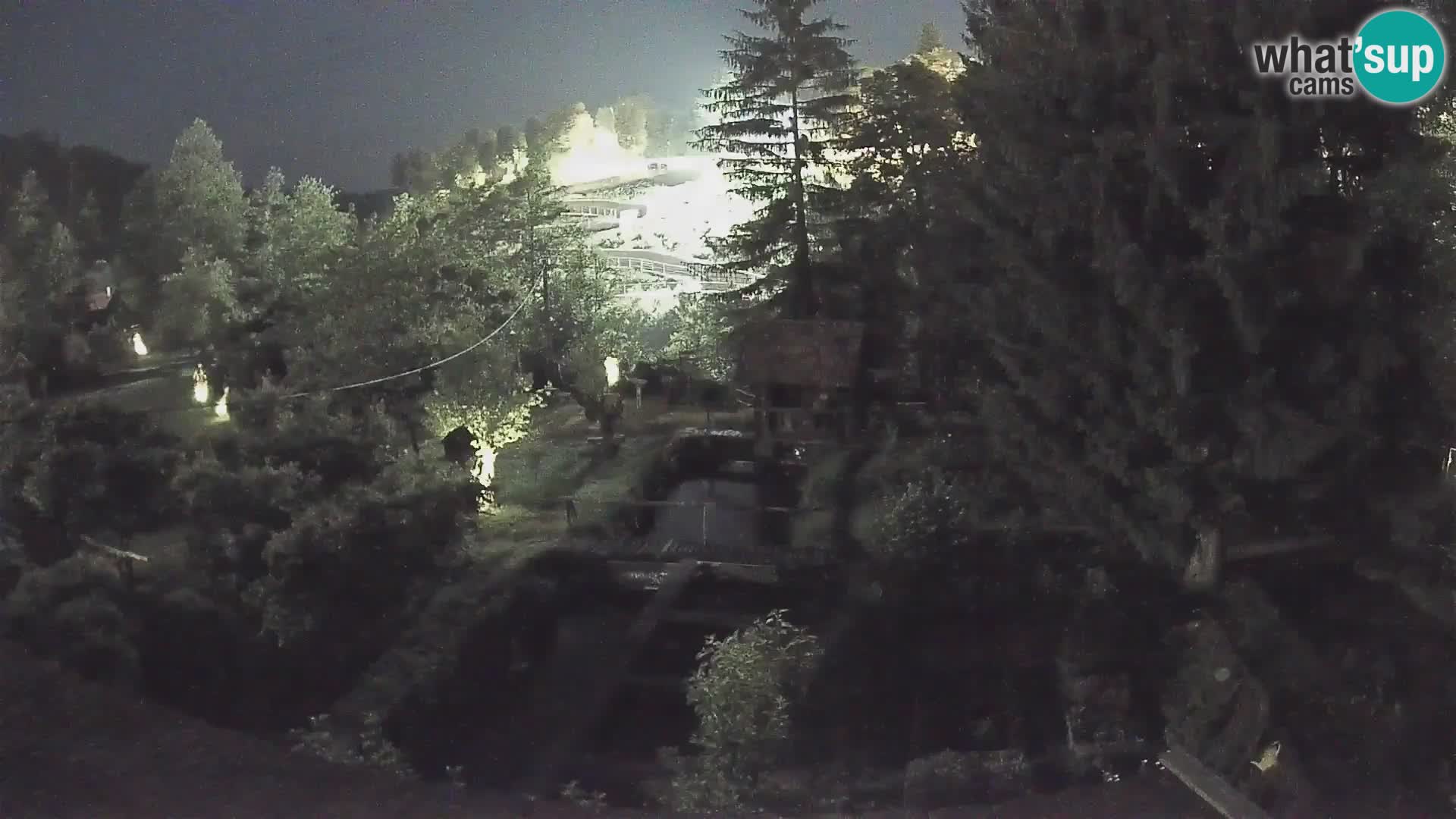 Spletna kamera v živo Rastoke – reka Slunjčica – Hrvaška