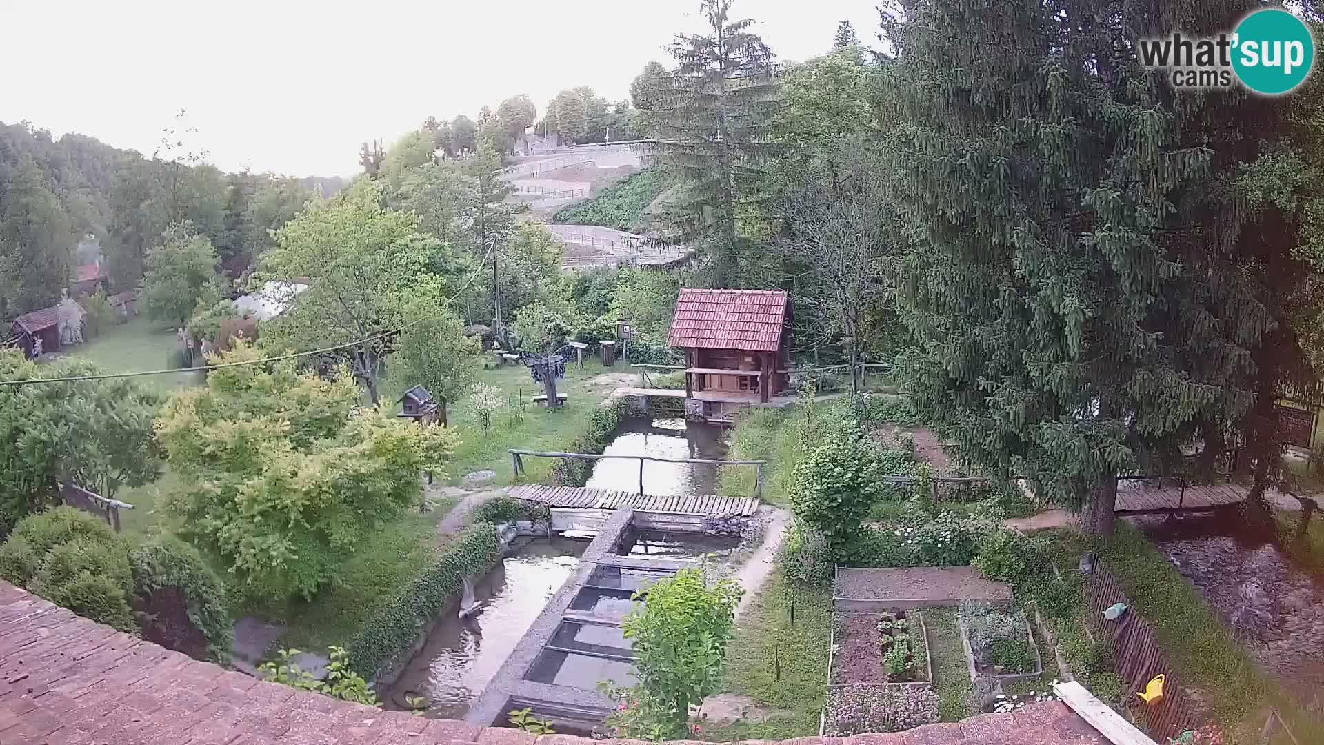 Webcam en direct Rastoke – rivière Slunjčica – Croatie