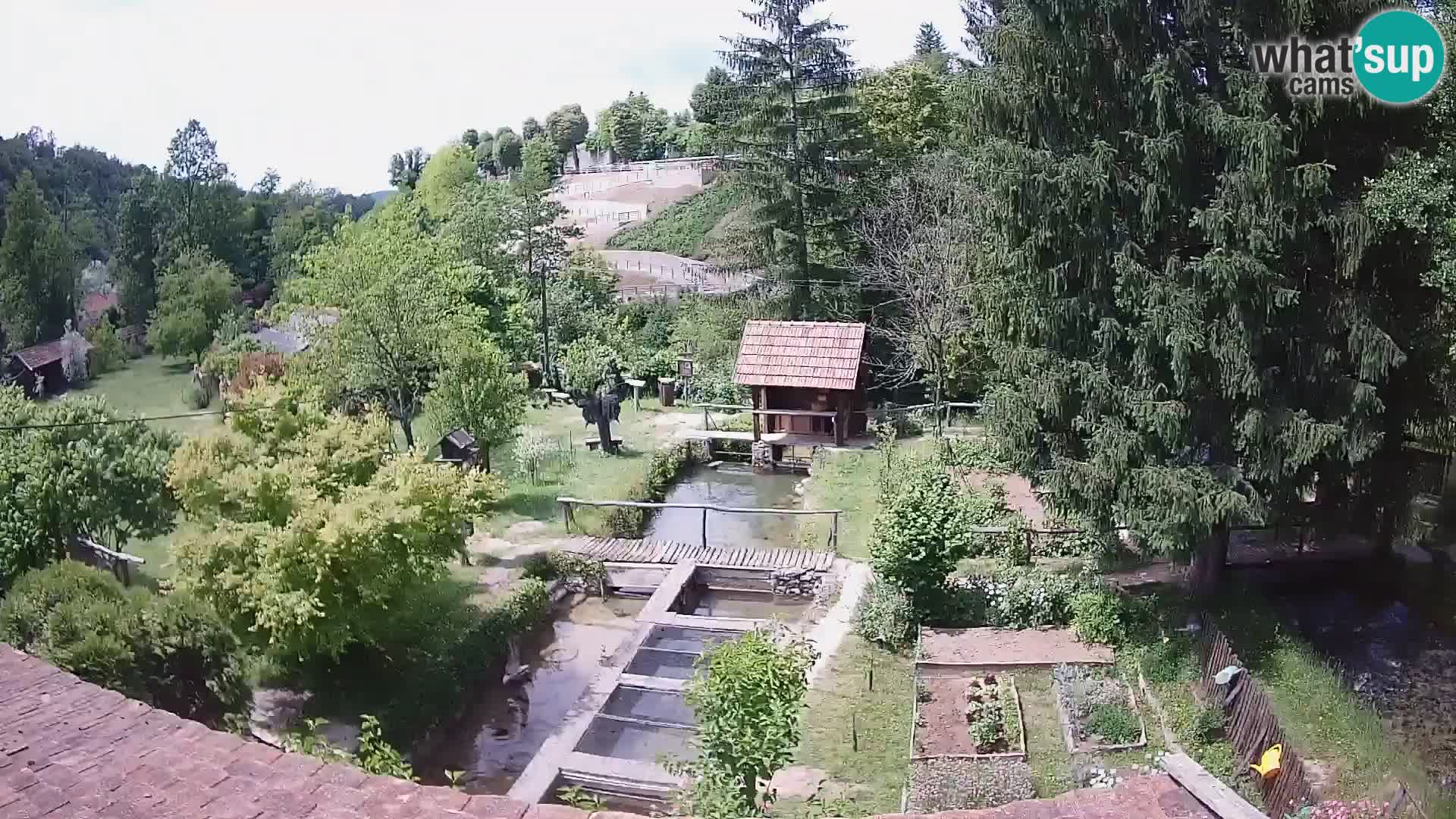 Web kamera uživo Rastoke – rijeka Slunjčica – Hrvatska