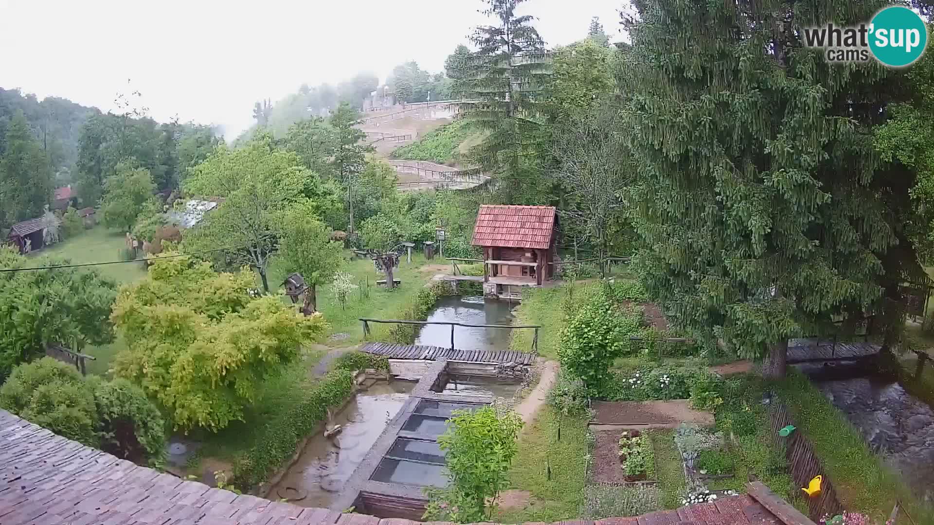 Webcam en direct Rastoke – rivière Slunjčica – Croatie