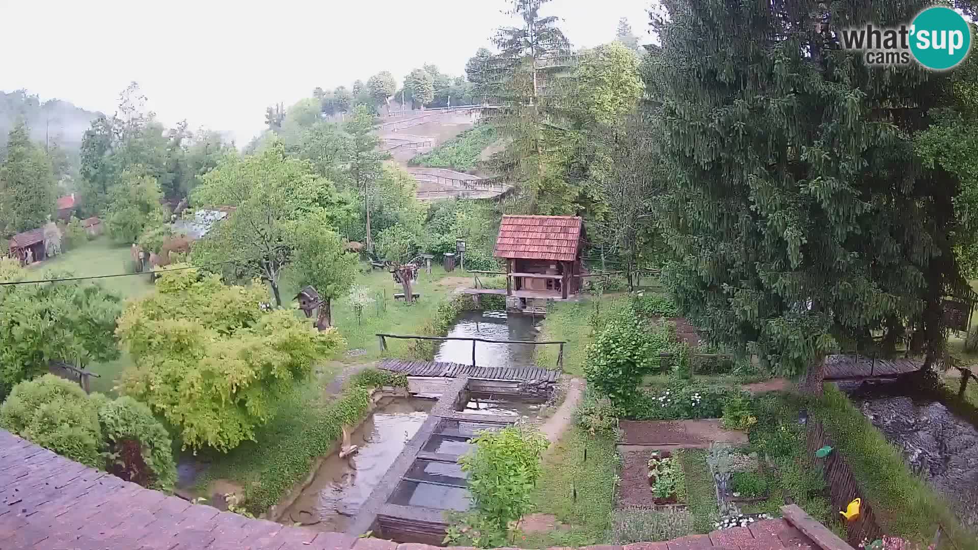 Web kamera uživo Rastoke – rijeka Slunjčica – Hrvatska