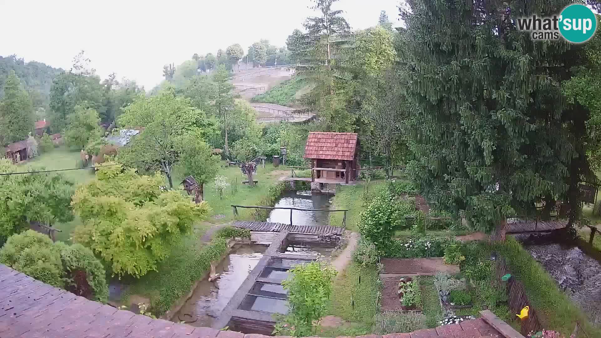 Live webcam Rastoke – river Slunjčica – Croatia
